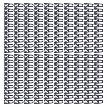 200 шт., пластиковые пряжки с куриным клювом из полипропилена