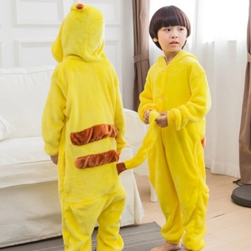 Dzieci zima stich piżamy dzieci panda dinozaur piżamy jednorożec kombinezon