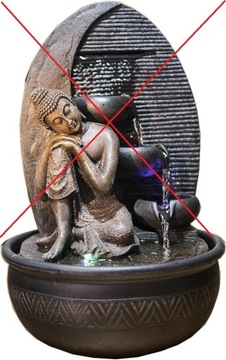 Fontanna Zen Light Buddha