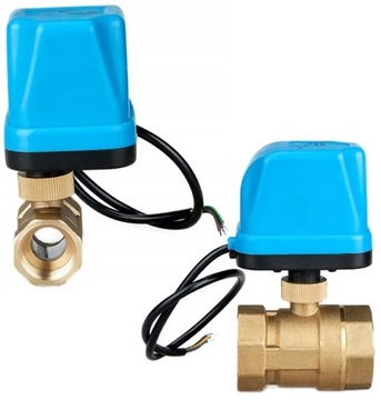ELEKTROZAWÓR KULOWY 1/2'' 230 V DN15 silownik WODY