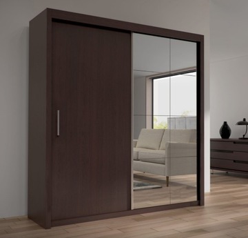 Szafa Przesuwna 200cm WENGE SONOMA PESTO AR