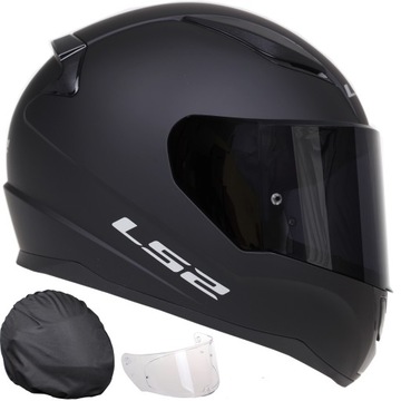 KASK MOTOCYKLOWY LS2 FF353 RAPID II CZARNY MAT INTEGRALNY 2 SZYBY