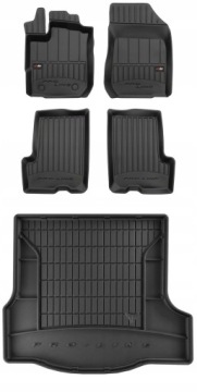 Set 3D Gumové rohože a rohože Dacia Logan 2 sedan 2012-2020