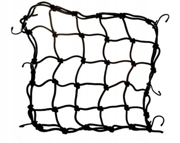 БАГАЖНАЯ СЕТКА ДЛЯ МОТОЦИКЛА, ШЛЕМА, МОТОЦИКЛА - 6 КРЮЧКОВ