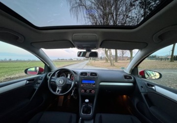 Volkswagen Golf VI Hatchback 5d 1.2 TSI 105KM 2010 Volkswagen Golf Nowy rozrzad, dwa komplety kol, bezwypadkowy, zadbany, zdjęcie 14