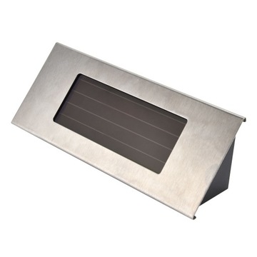 НОМЕР ДОМА С СОЛНЕЧНОЙ ЛАМПОЙ, СТАЛЬНОЙ СВЕТОДИОДНОЙ ПОДСВЕТКОЙ