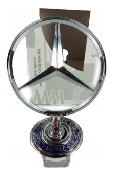 MERCEDES ЭМБЛЕМА ЗВЕЗДА НА КАПОТЕ ХРОМ W123 W124 W126 190 W201