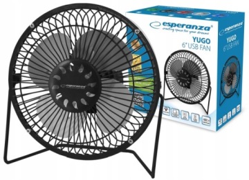 6-ДЮЙМОВЫЙ USB-ВЕНТИЛЯТОР ЮГО ЧЕРНЫЙ ESPERANZA EA149K