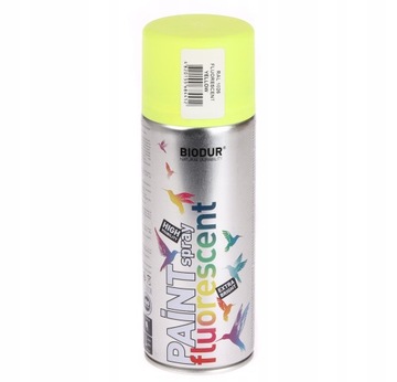 BIODUR Spray 400ml Ral 1026 Żółty FLUO
