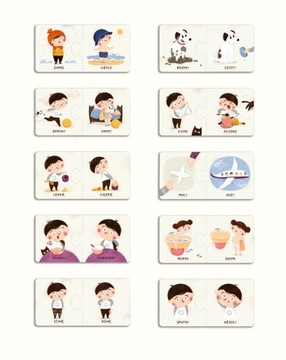 Пазл 20 деталей. Пусио. Противоположности