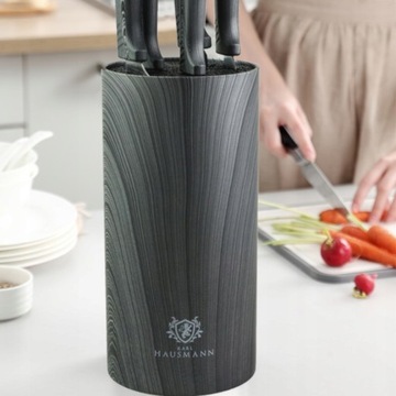 НАБОР КУХОННЫХ НОЖЕЙ С ТРУБКОЙ, 6 ЭЛЕМЕНТОВ, НАБОР КУХОННЫХ, НЕРЖАВЕЮЩАЯ СТАЛЬ