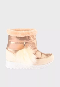 Trendyol fur detail snow ankle boot śniegowce botki r. 37