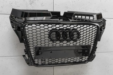 AUDI A3 8P 2008-2013 РЕШЕТКА РАДИАТОРА, RS3 СТАЙЛИНГ, ЧЕРНЫЙ