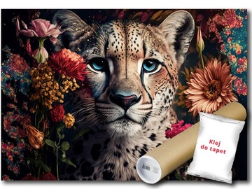 FOTOTAPETA WINYLOWA KWIATY GEPARD NATURA 104x70,5