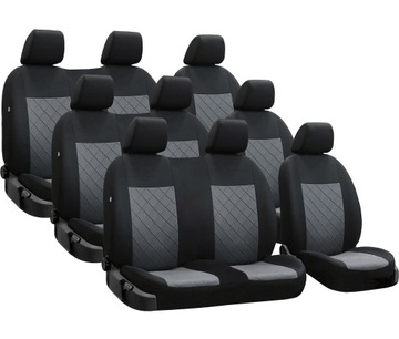 POKROWCE MIAROWE NA SIEDZENIA do VW T5 9m