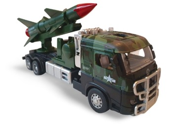 CIĘŻARÓWKA WOJSKOWA Z ZAŁADUNKIEM 17CM E1117 EMAJ