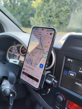 Держатель для телефона Peugeot PARTNER и Citroen BERLINGO, Черный Глянец