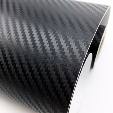 ОКЕРПКА АВТОМОБИЛЯ CARBON 3D МАТОВЫЙ ШПОН 1,27м х 2м