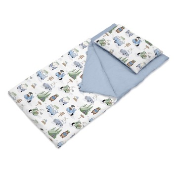 Спальник Постельное белье для детского сада, детской 145х75 с именем + мешок