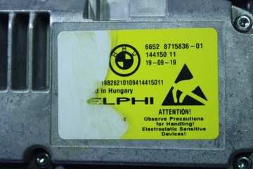 BMW G05 G06 G07 G11 G20 G21 PŘÍSTROJOVÁ DESKA BUDÍK 5A07ED0 8715836