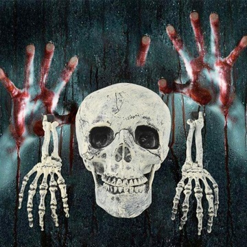 STRASZNA DEKORACJA NA HALLOWEEN W KSZTAŁCIE C