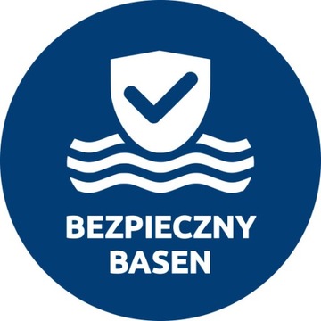 NAKLEJKA NA PODŁOGĘ 30 cm BEZPIECZNY BASEN WODA