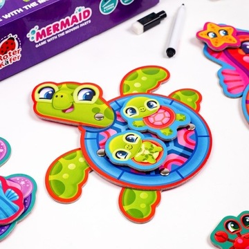 ИГРА-ВЕЛКРО РУХМЕ ЭЛ. НАПИШИ И СТИРЬ РУСАЛКА 3+
