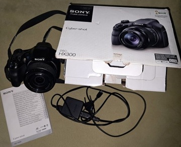 SONY CYBER-SHOT DSC-HX 300, czarny, od pierwszego właściciela