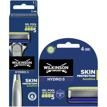 Maszynka WILKINSON Hydro 5 Skin Protection Sensitive + 4x Wkłady