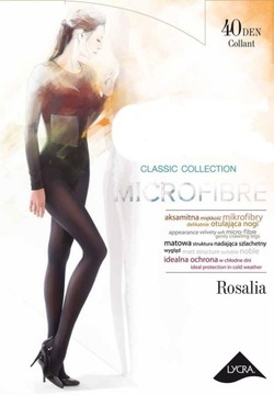 Gatta rajstopy Rosalia microfibra 40 den 4 fumo