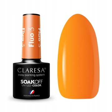 Лак для ногтей CLARESA HIT FLUO NEON №3