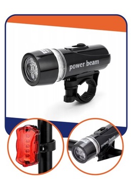 НАБОР СВЕТОДИОДНЫХ ВЕЛОСИПЕДНЫХ ФОНАРОВ ПЕРЕДНИХ И ЗАДНИХ ДЛЯ ВЕЛОСИПЕДА + USB-ФАРЫ ДЛЯ ВЕЛОСИПЕДА