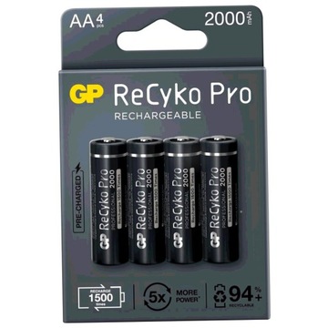 Akum. AA / R6 GP ReCyko Pro Ni-MH 2000mAh - 4 szt