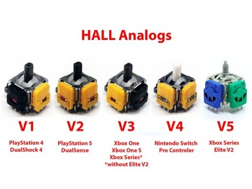 Аналоговый джойстик с магнитной ручкой Контроллер HALLa V1 Dualshock PS4