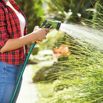 Пистолет-лейка для садового шланга, разбрызгиватель, 10 функций, универсальный