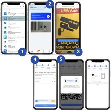 WIFI КАМЕРА ВРАЩАЮЩАЯСЯ НАРУЖНАЯ КАМЕРА 5 Мп 2K ЗУМ ОБНАРУЖЕНИЕ УВЕДОМЛЕНИЙ