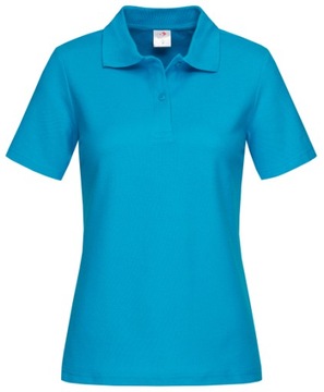 T-Shirt koszulka polo damska ST3100 Błękitna M