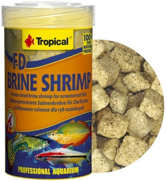 TROPICAL FD BRINE SHRIMP 100ml 8g ARTEMIA POKARM
