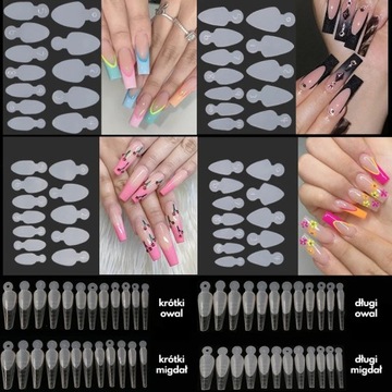 Силиконовые формы для DUAL FORM, овальные, во французском стиле.