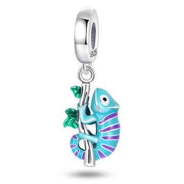 Charms do bransolet zawieszka KAMELEON srebro C342