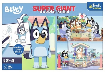 PUZZLE BLUEY DZIECI 2+ ORYGINALNE TREFL 15 ELEMENTÓW