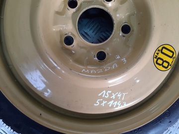KOLO DOJEZDOVÉ 15'' MAZDA 3 BK