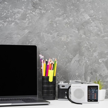 СТРОИТЕЛЬНЫЙ КУХОННЫЙ РАДИО ПОРТАТИВНЫЙ FM AM С РАЗЪЕМОМ ДЛЯ БАТАРЕИ, МАЛЕНЬКИЙ