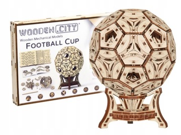 Puzzle 3D Football Cup Organizer - Wooden.City