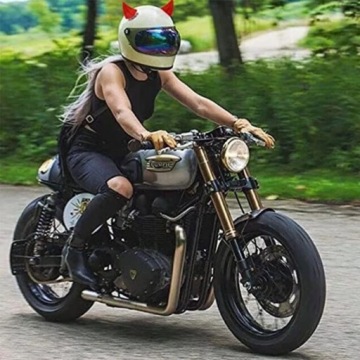 Рожки для шлема цветные 2шт черные