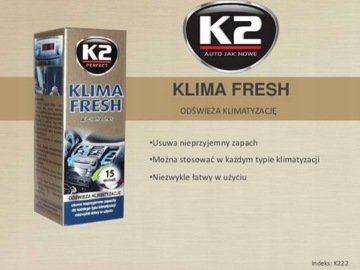 GRATISY# K2 KLIMA FRESH ODGRZYBIACZ DO KLIMATYZACJI LEMON