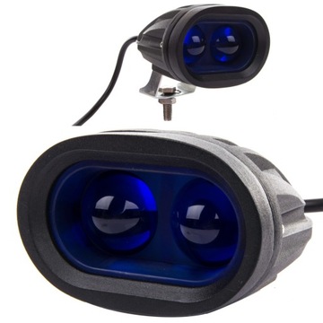 Lampa robocza LED do opryskiwacza niebieska 12-24V
