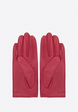 Rękawiczki samochodowe damskie WITTCHEN 46-6A-003-2 - M, CZERWONY