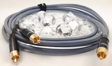 Melodika MDSWY30G Kabel do subwoofera typu Y (RCA-2xRCA) Gunmetal - 3m