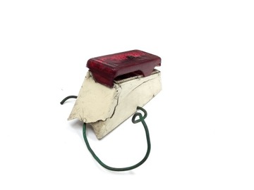 Фонарь задний белый ZZR Romet Sokół Czajka Wigry Jubilat